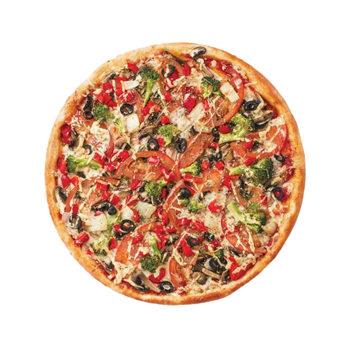 Picture of White Pizza with Broccoli